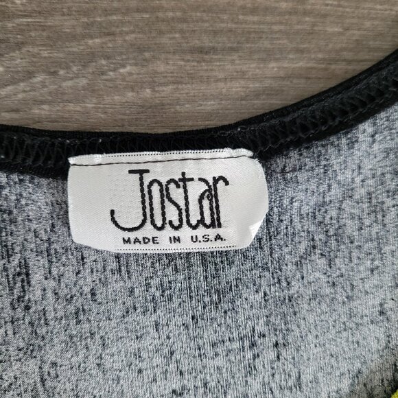 Jostar Women XL Green Lettuce Flower Top Vintage Made in USA - Picture 2 of 8